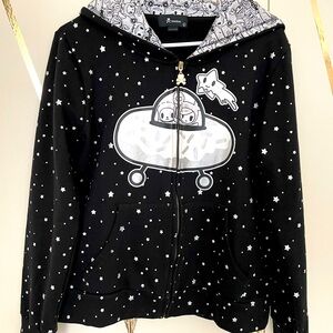 Tokodoki hooded zip-up sweatshirt